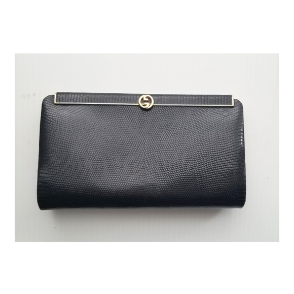 gucci black clutch